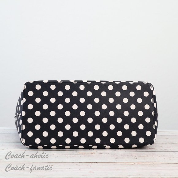 NWT Kate Spade K6844 Shore Street  Margareta Zip Top Tote in Polka Dot - Picture 7 of 10